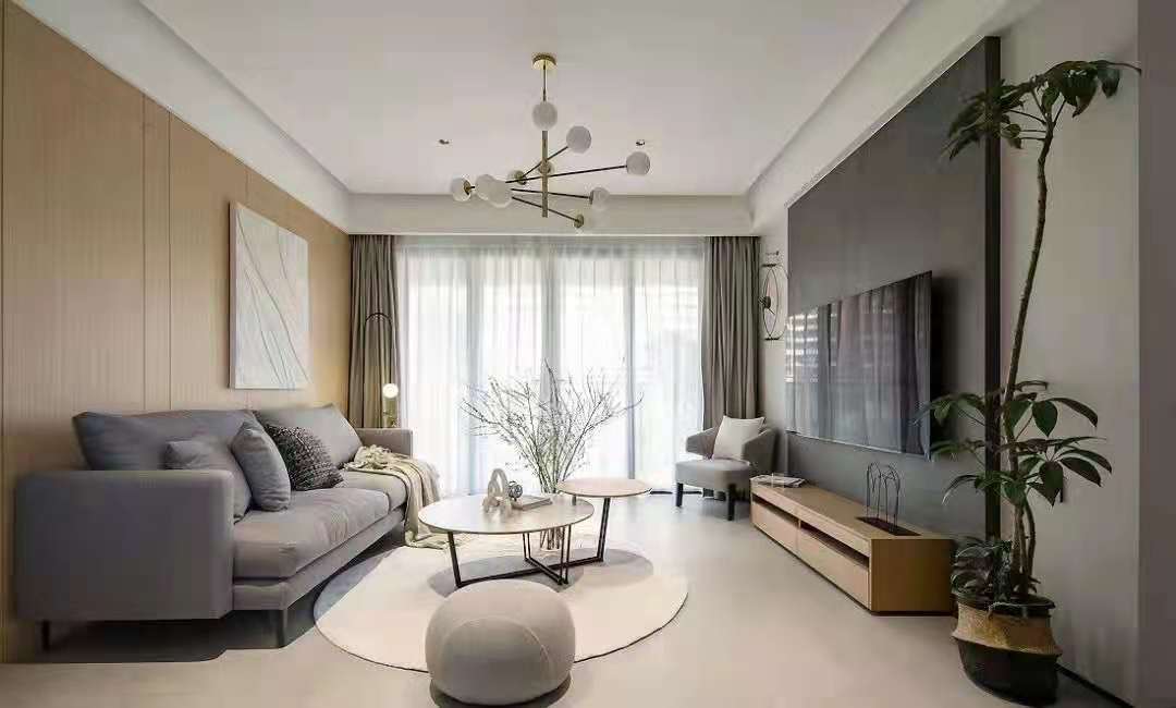 自然舒適的木飾面, 溫柔色調(diào)的軟裝，讓整個空間更具治愈感和親和力，加上生活的煙火氣，安靜而溫馨，平淡而簡單。 (9).jpg