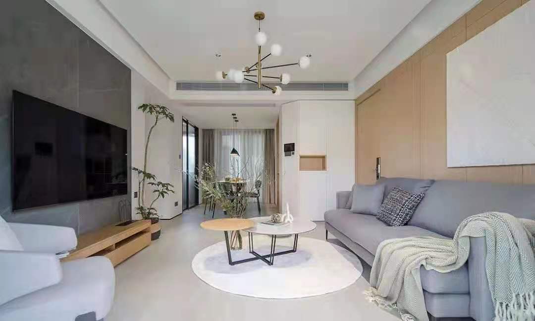 自然舒適的木飾面, 溫柔色調(diào)的軟裝，讓整個空間更具治愈感和親和力，加上生活的煙火氣，安靜而溫馨，平淡而簡單。 (7).jpg