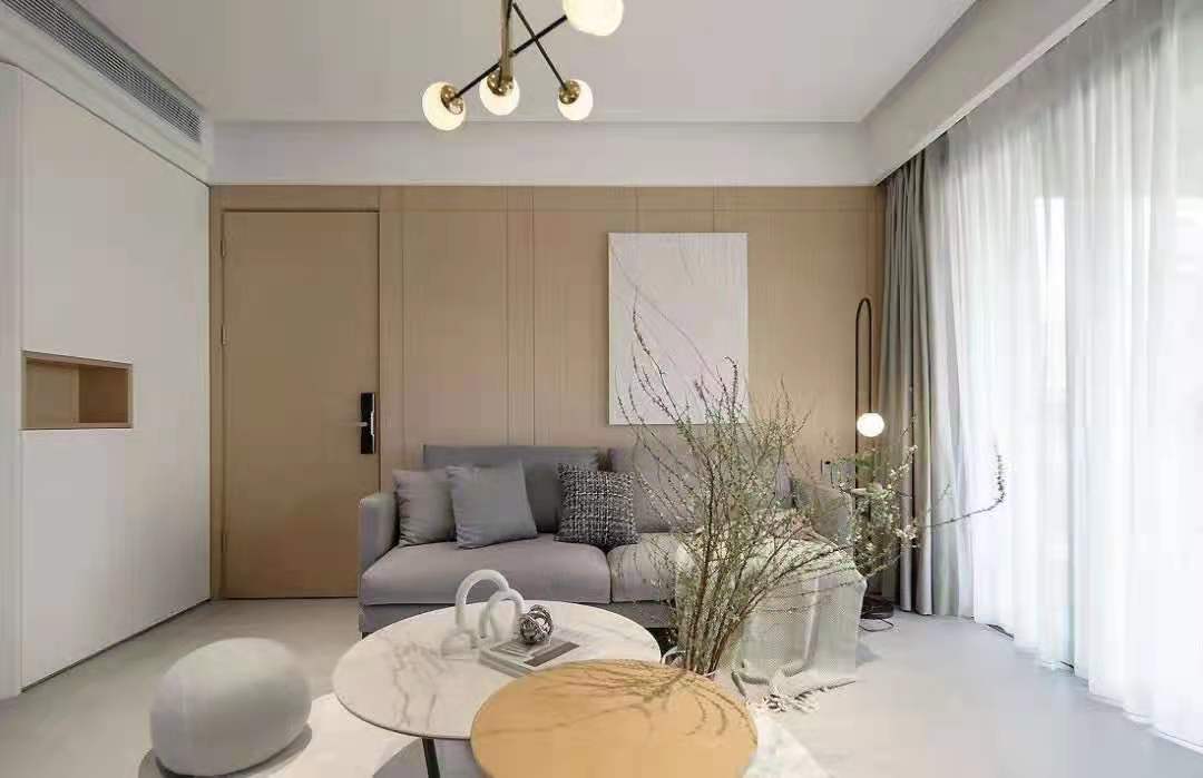 自然舒適的木飾面, 溫柔色調(diào)的軟裝，讓整個空間更具治愈感和親和力，加上生活的煙火氣，安靜而溫馨，平淡而簡單。 (6).jpg