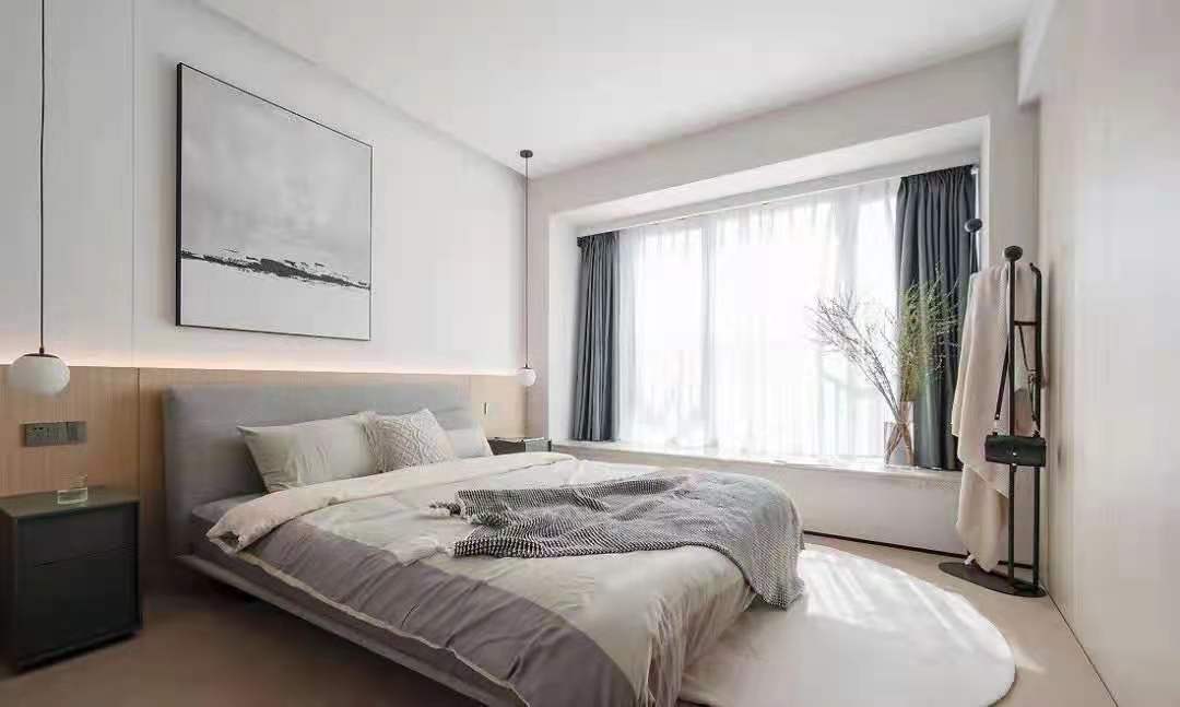 自然舒適的木飾面, 溫柔色調(diào)的軟裝，讓整個空間更具治愈感和親和力，加上生活的煙火氣，安靜而溫馨，平淡而簡單。 (5).jpg